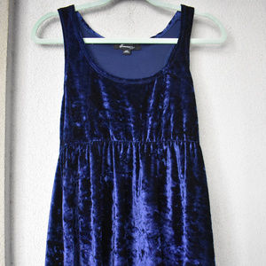 Blue Velvet Crush Dress
