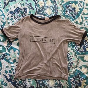 brandy melville "killin' it" top