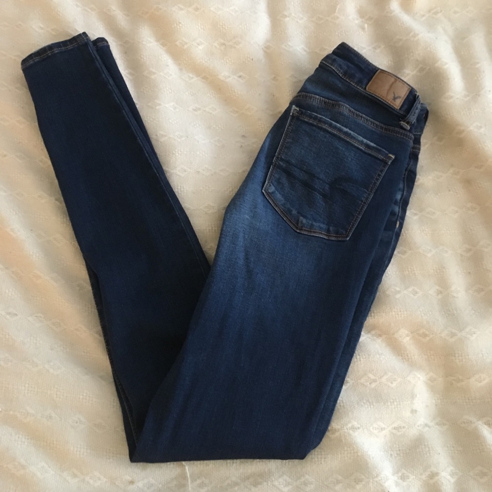 American Eagle Hi Rise Jeggings - 2 Long