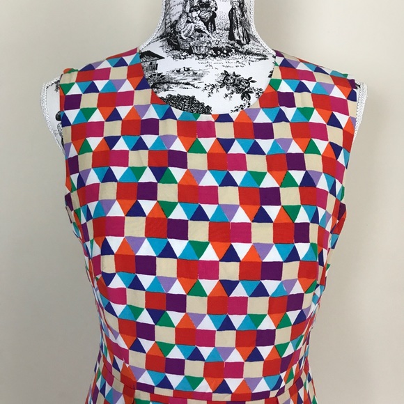 ❤️SOLD❤️ Kate Spade Abbey Silk Pixelated Dress - Picture 4 of 8