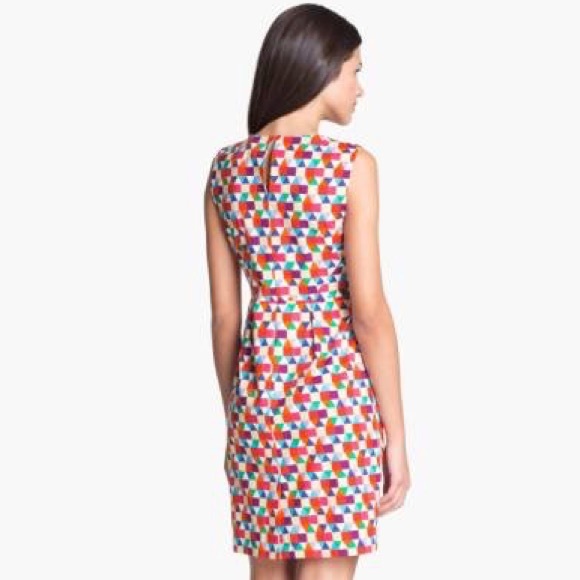 ❤️SOLD❤️ Kate Spade Abbey Silk Pixelated Dress - Picture 8 of 8
