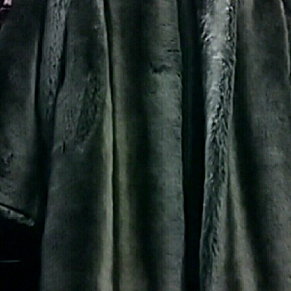 Faux fur coat