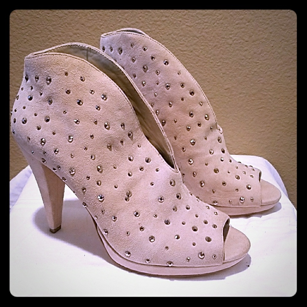 Crystal studded Bootie