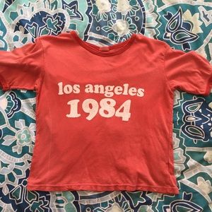 brandy melville LA 1984 top