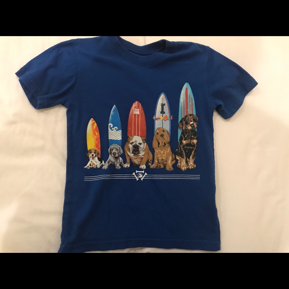 Wes and Willy dog surf shirt