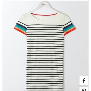 Brand new Boden striped tee