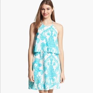 Lilly Pulitzer Whistler Dress in Gold Digger