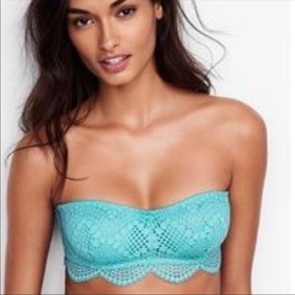 NWOT Victoria Secret Eyelash strapless bralette
