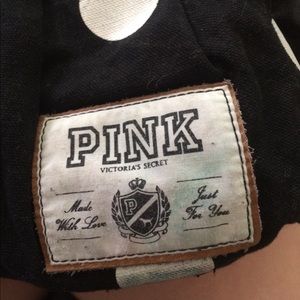 B&w poke dot backpack