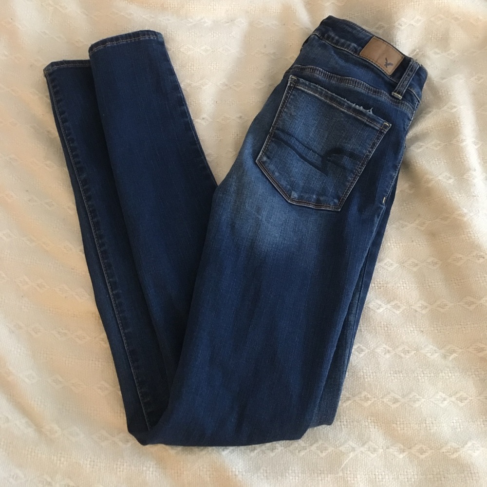 American Eagle Hi Rise Jeggings - 2 Long