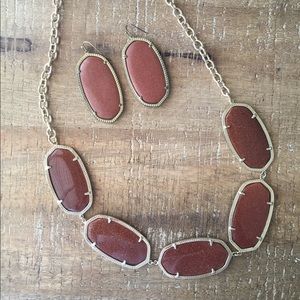 Kendra Scott Necklace w/ matching earrings