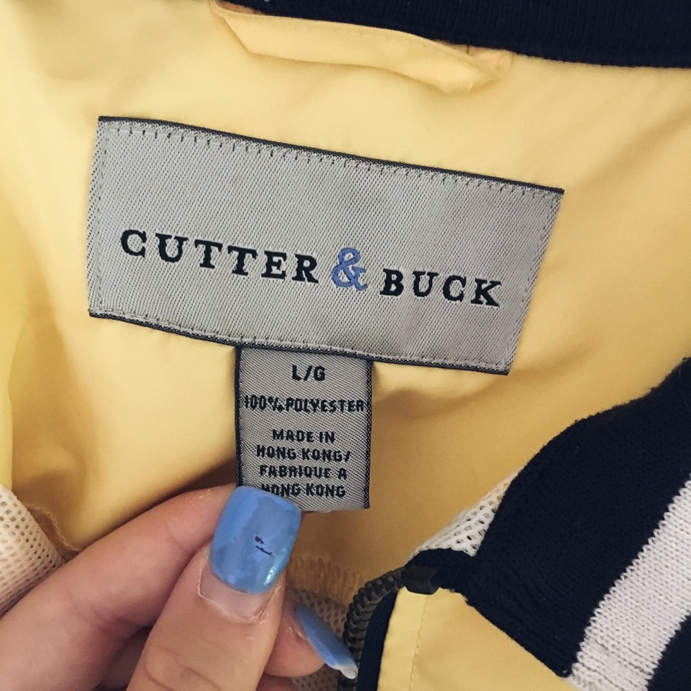 sold •• yellow vintage windbreaker - Picture 6 of 8