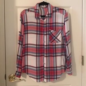 Red white and blue flannel