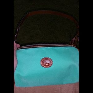 Authentic Dooney and Bourke small teal purse