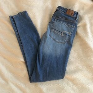 American Eagle Hi Rise Jeggings- 2 Long