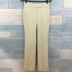 {White House/Black Market} Cream Trousers