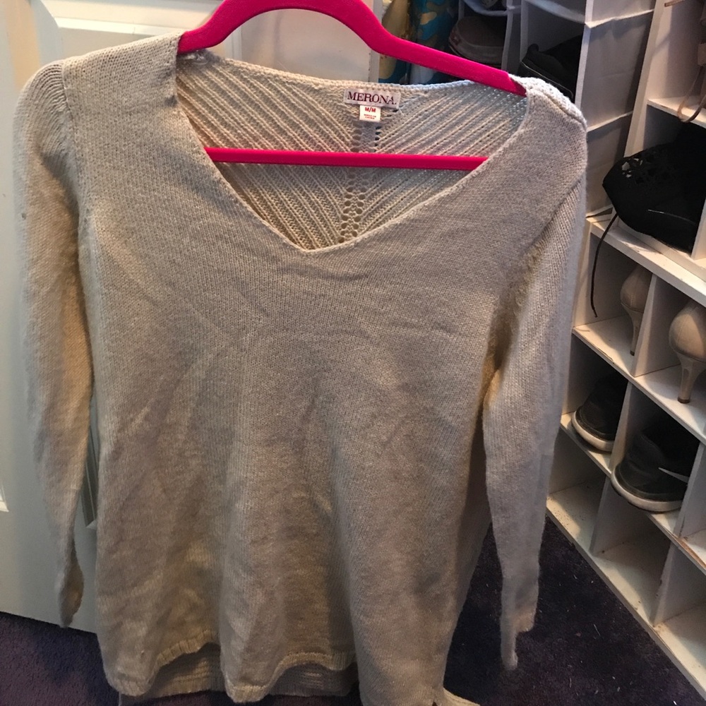 Merona Beige sweater