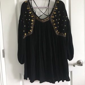 Off-The-Shoulder Flowy Blouse