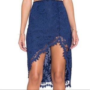 ⬇️⚡️⚡️For Love and Lemons Maui Waui Lace Skirt NWT