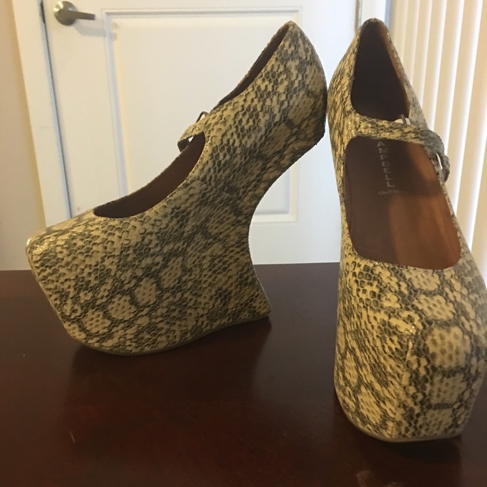 Jeffrey Campbell Python Heels - image 1