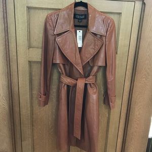 NEW Ellen Tracey leather jacket with tag