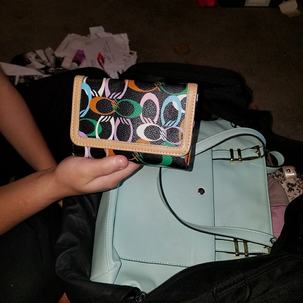 Authentic coach wallet