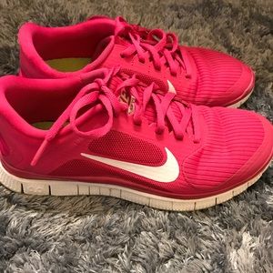 Pink Nikes 
