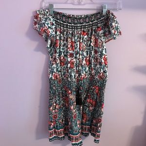 express flower patterned romper