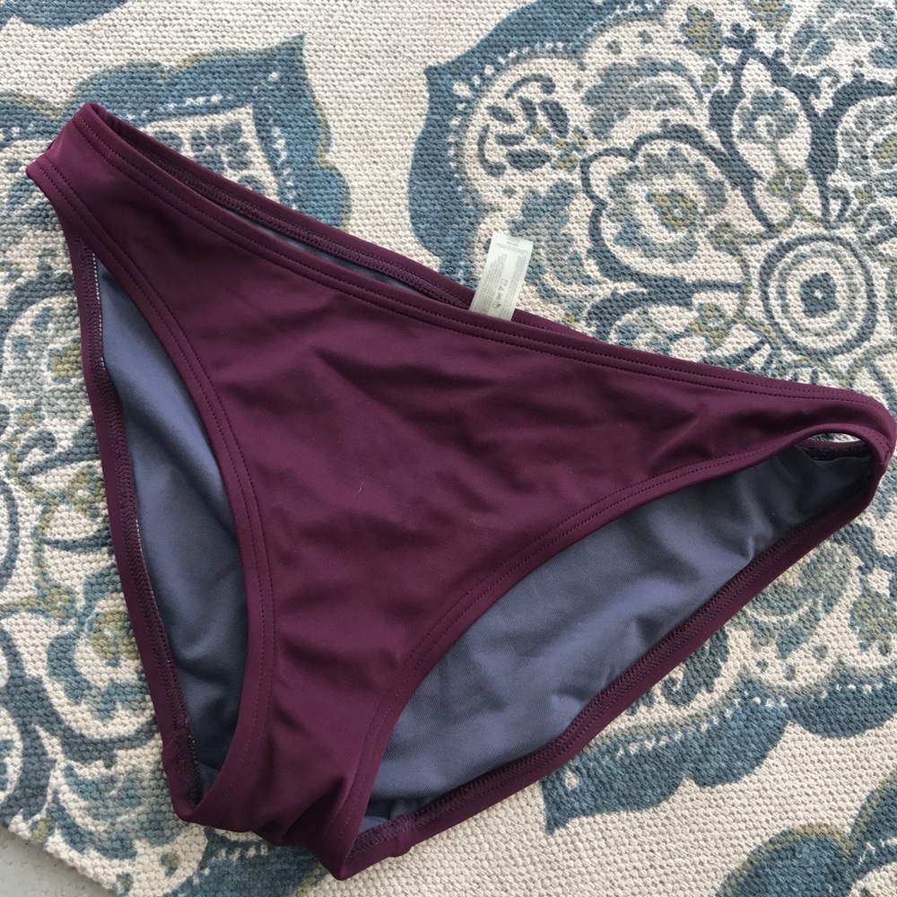 Maroon Victoria's Secret Bikini Bottoms