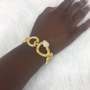 Gold Heart Bracelet