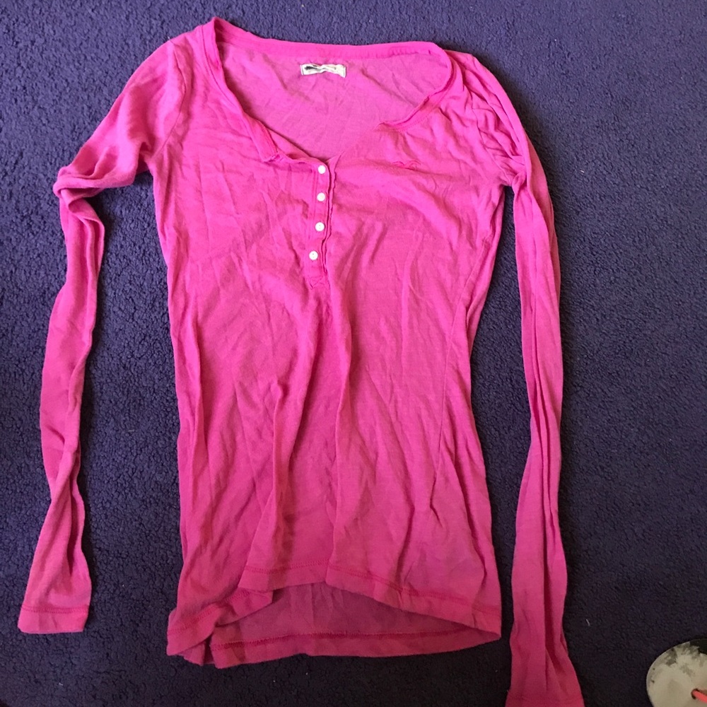 Pink Hollister long sleeve