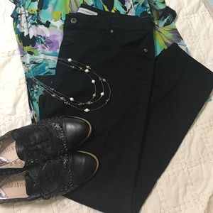 Chicos black denim size 2.5