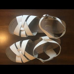 White original saltwater sandals