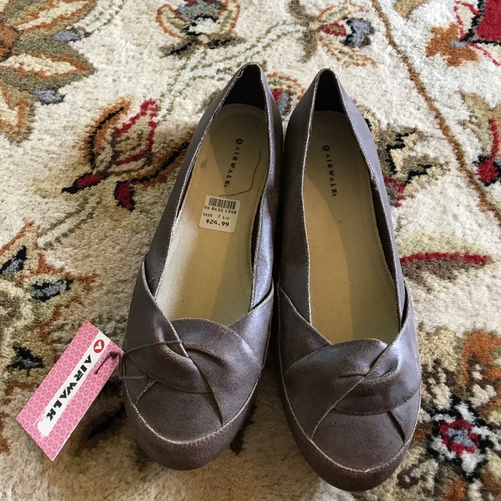 Brown flats.