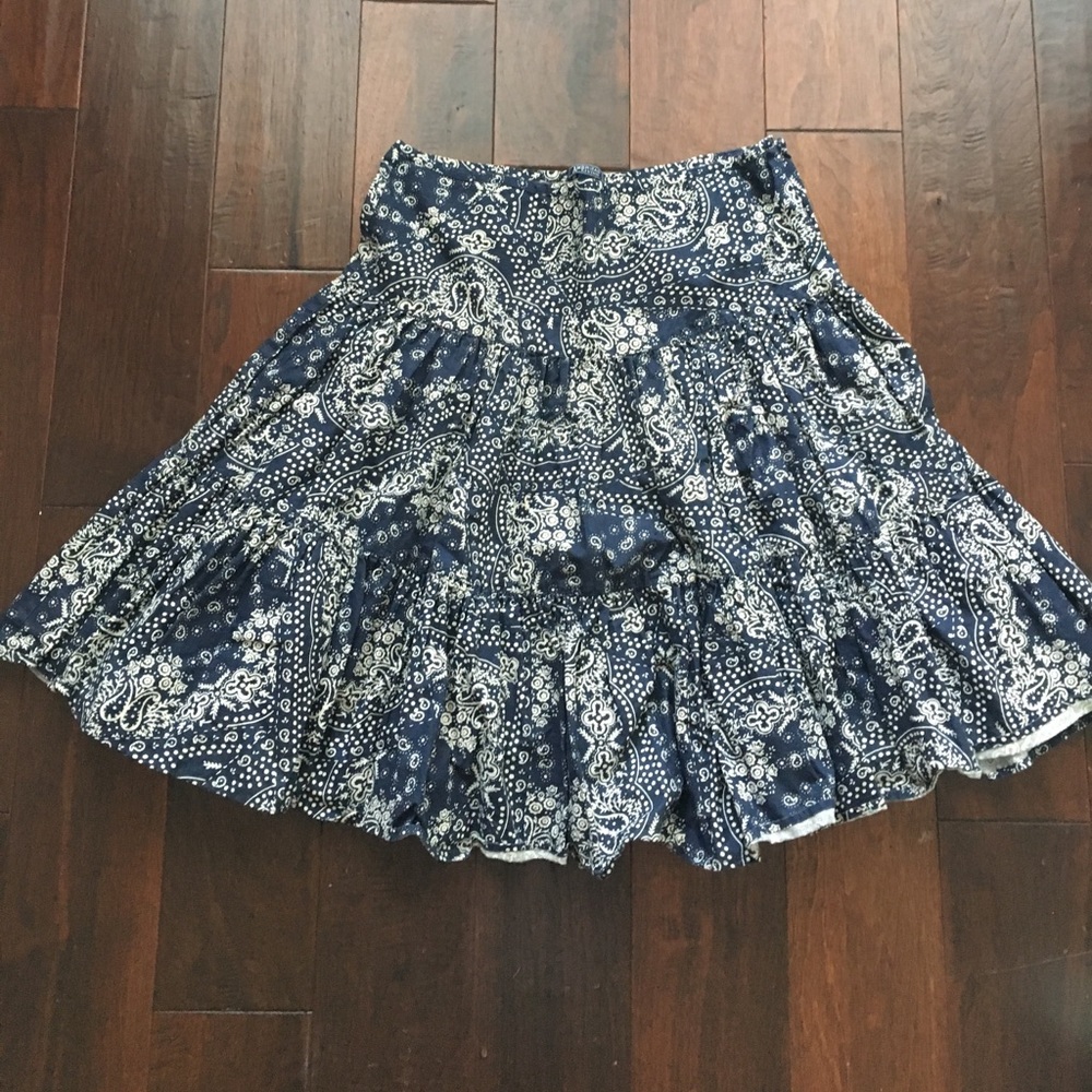 Paisley hoop skirt