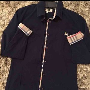 Burberry Button Up RUNS SMALL