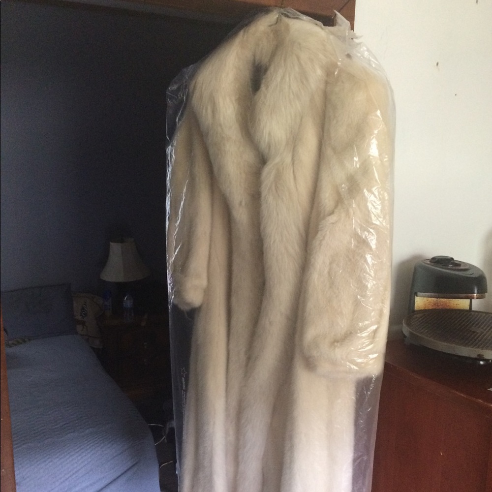 Women's long mink coat