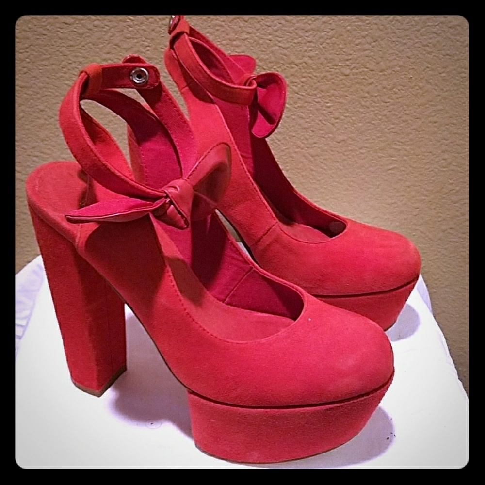 Ankle Strap Platform Heels