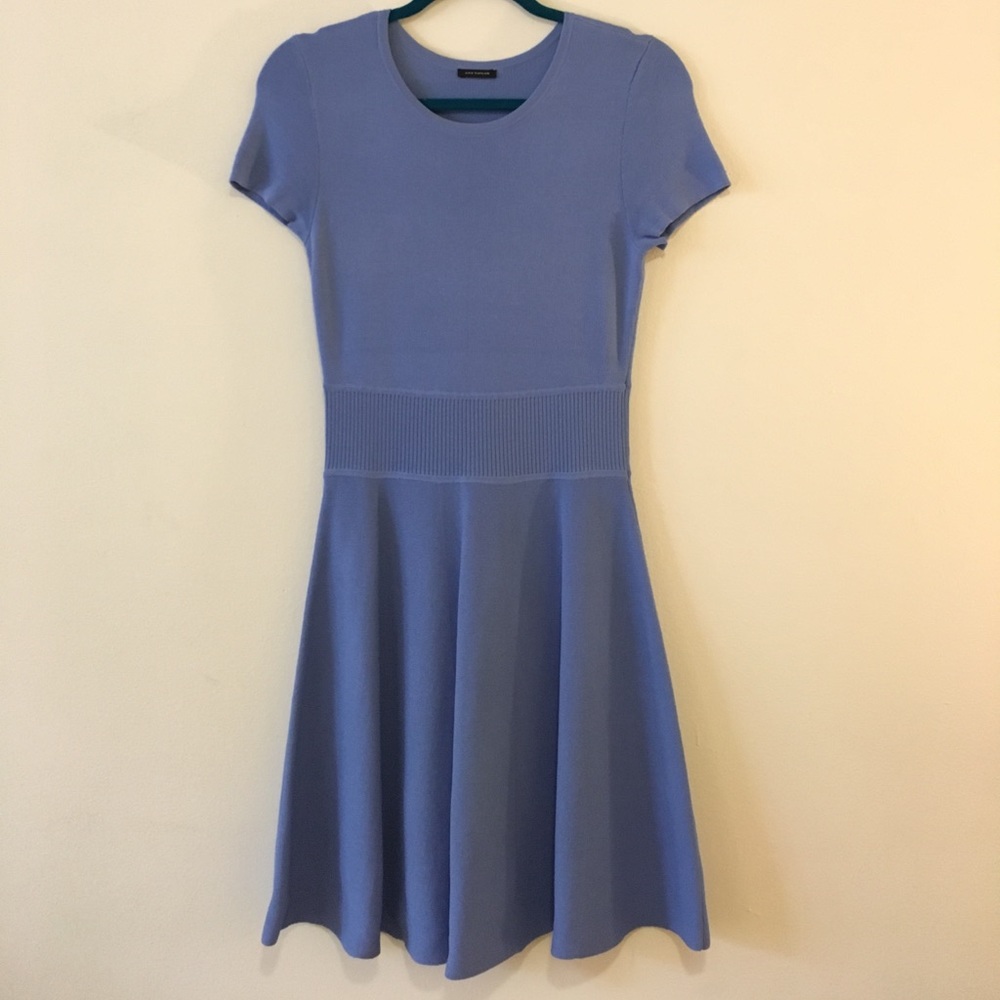 Periwinkle Ann Taylor sweater dress