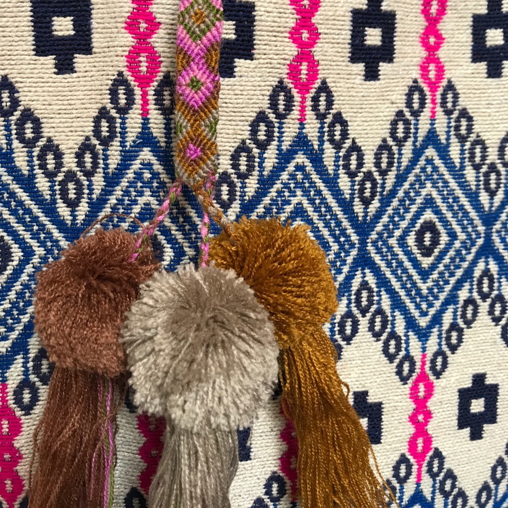 Braided Pom Pom Tassel - Picture 3 of 5