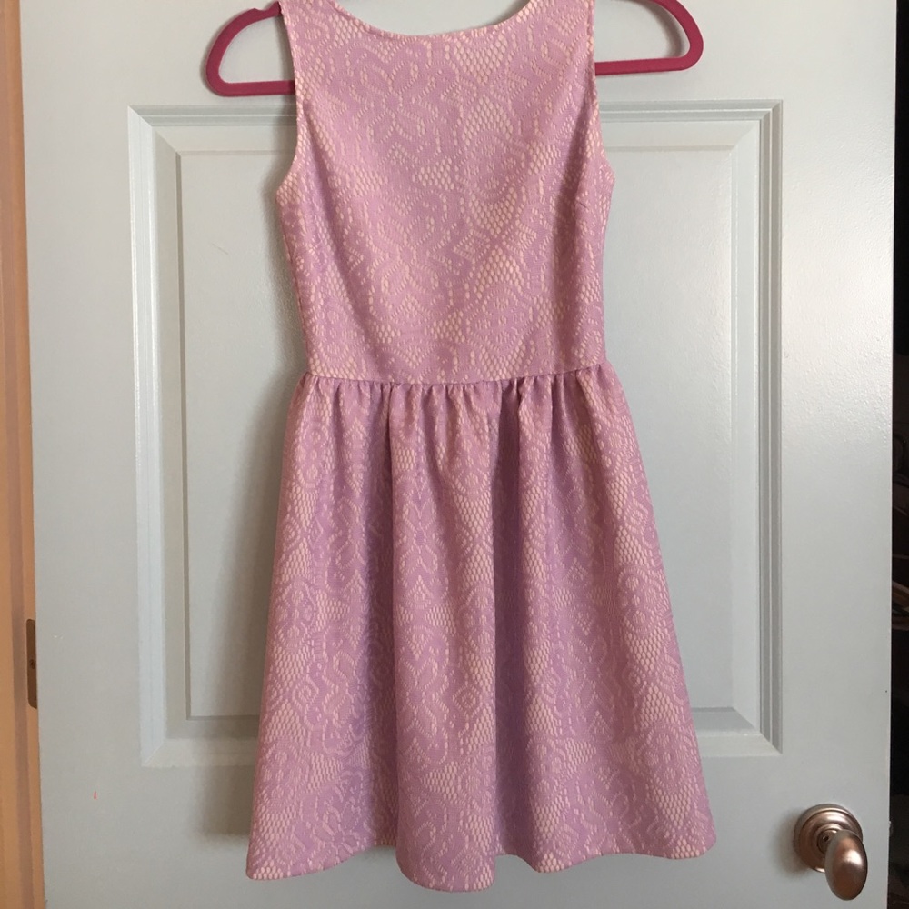 Purple Lace Dress