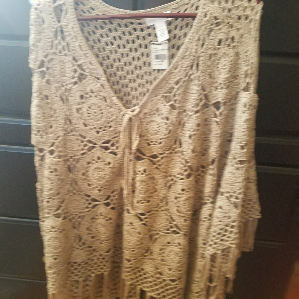 Knit shawl