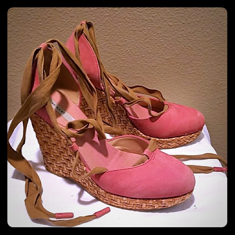 Lace-up Ankle Wedges