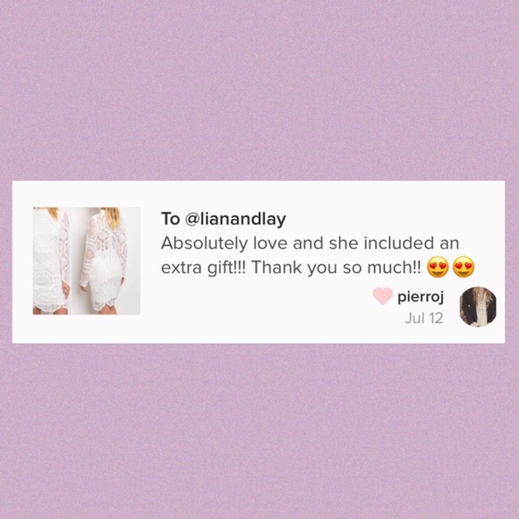 LAST// JULIANNA Off White Lace Dress - Picture 6 of 6