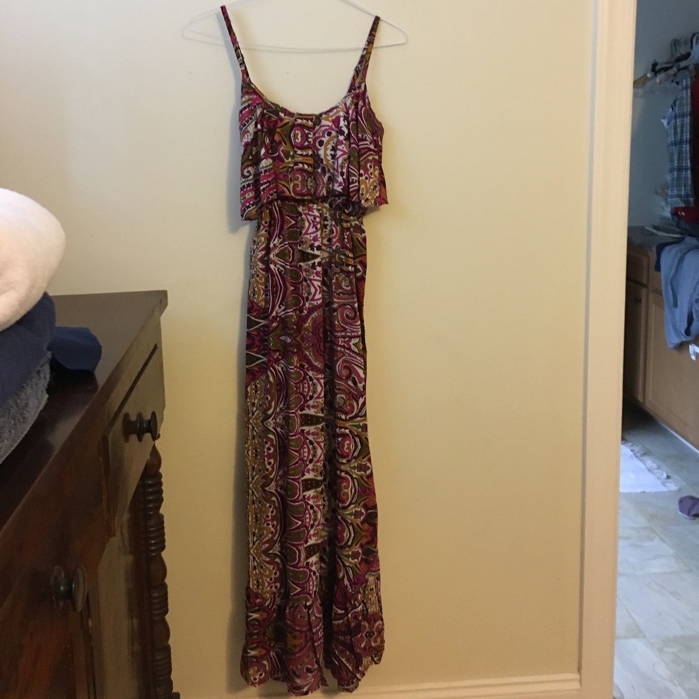 Printed Maxi Dress size M