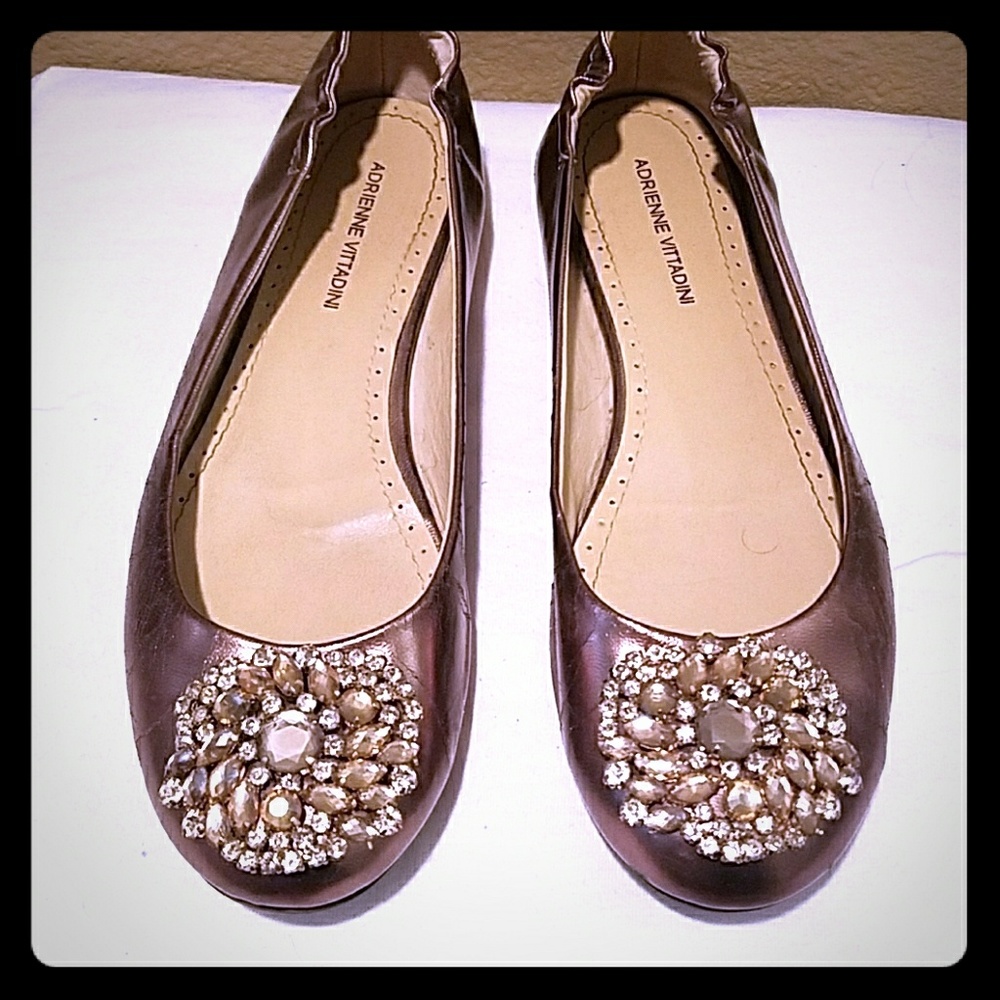 Jeweled Toe Flats