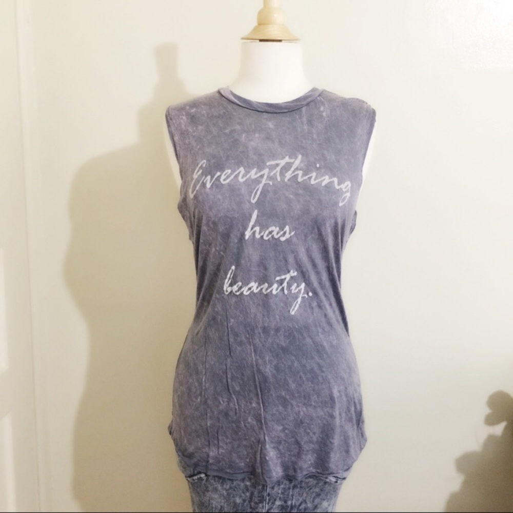 💜CLEARANCE💜Everything Has Beauty⛷tank