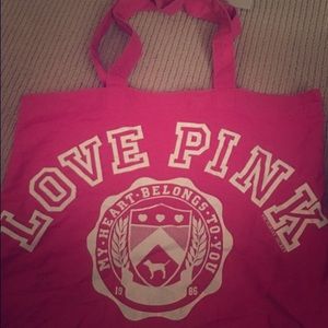 Love Pink Tote Bag
