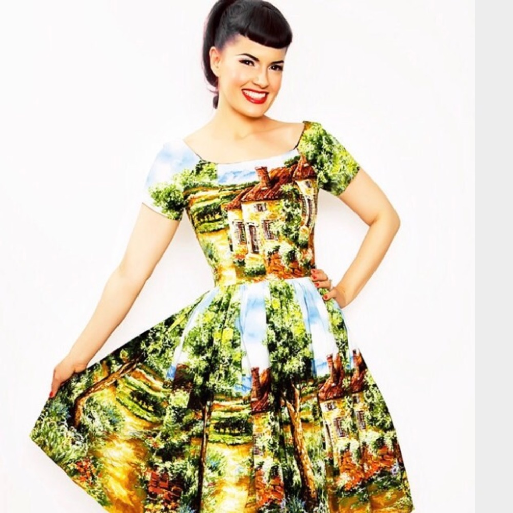 Bernie dexter cottage print dress *with pockets!*