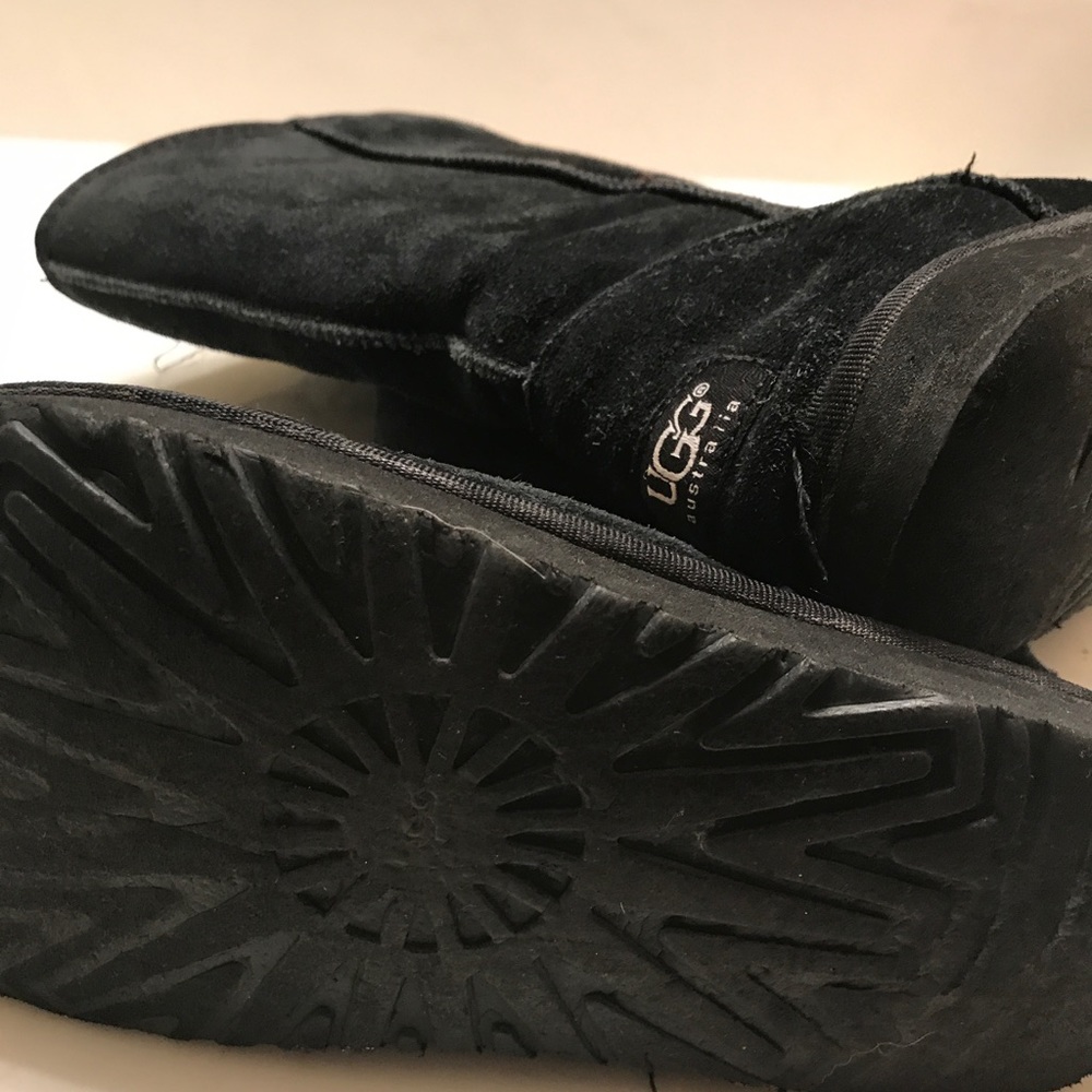 Used Black Uggs Size 6